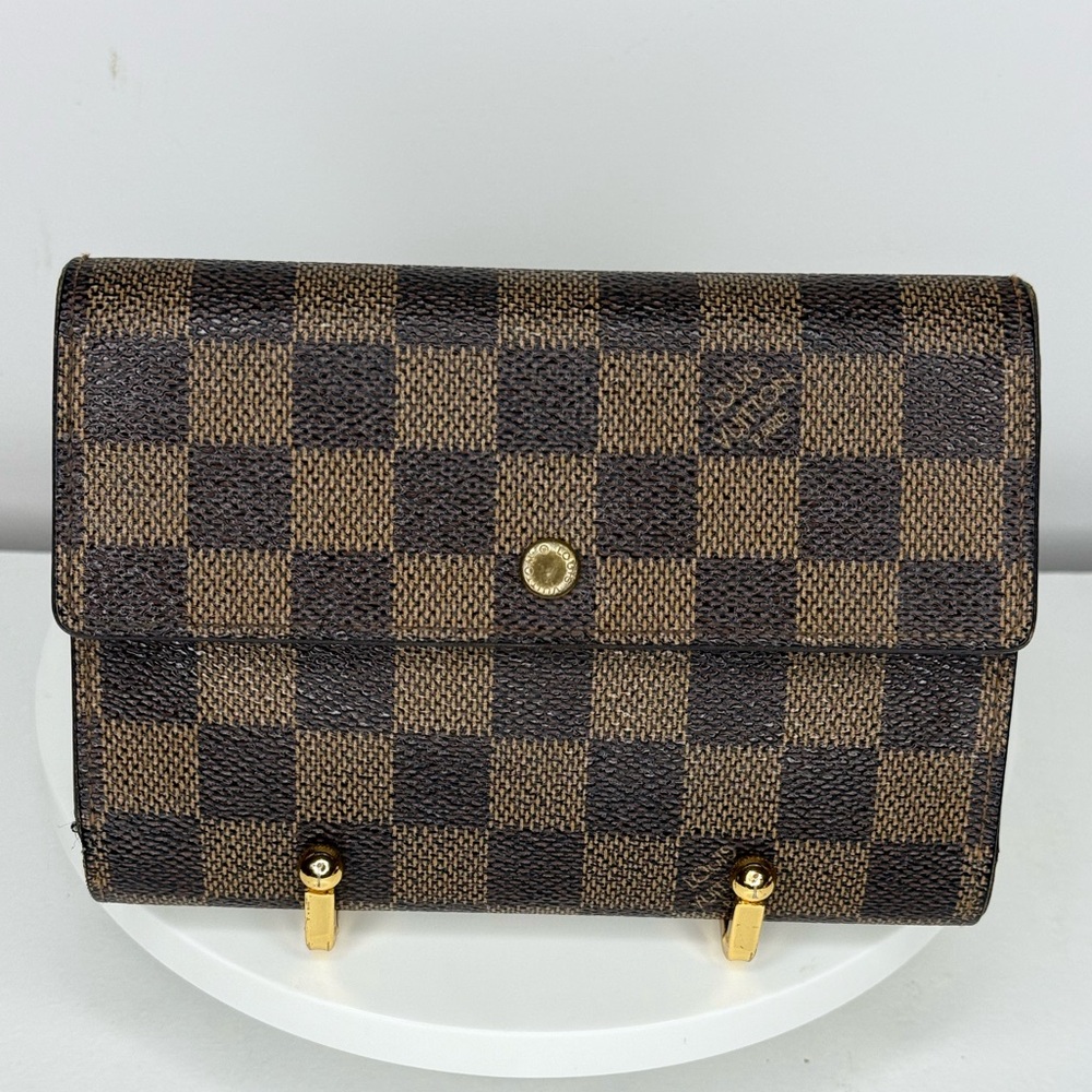 Louis Vuitton Damier Ebene Porte Tresor Wallet